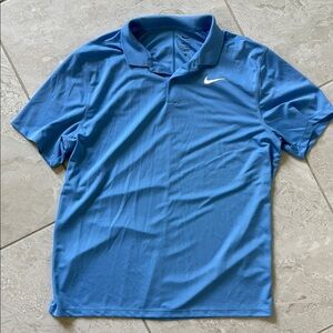 Nike Blue Performance Polo Shirt
